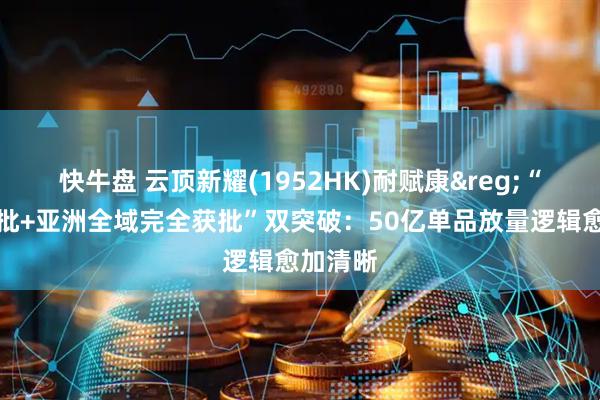 快牛盘 云顶新耀(1952HK)耐赋康&reg;“扩产获批+亚洲全域完全获批”双突破：50亿单品放量逻辑愈加清晰