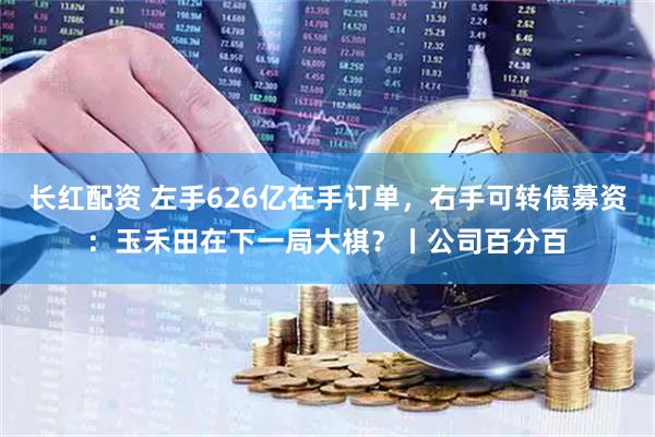 长红配资 左手626亿在手订单，右手可转债募资：玉禾田在下一局大棋？丨公司百分百